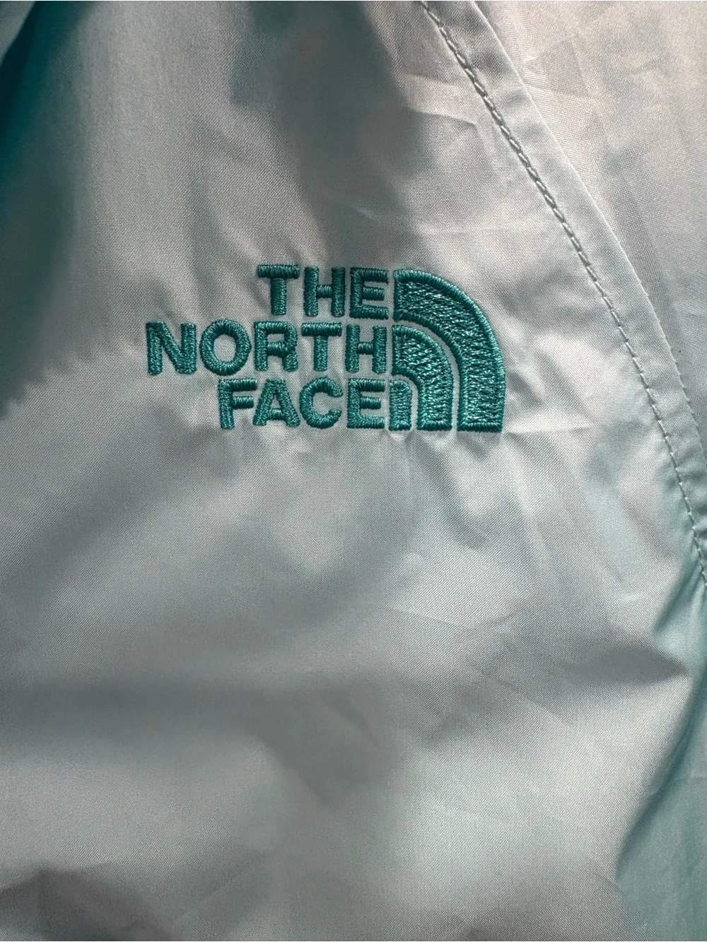 The North Face Girls Insulated Puffer Jacket Blue Size S 7/8